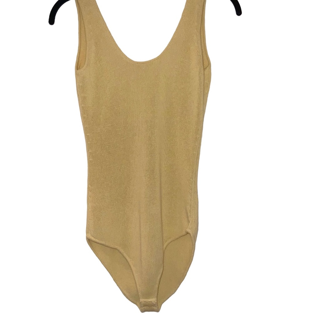 ZARA, size S, yellow, bodysuit